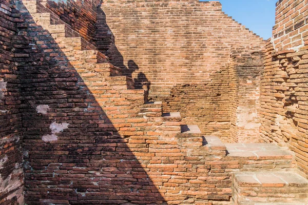 Steile Trappen Het Somingyi Klooster Bagan Myanmar — Stockfoto