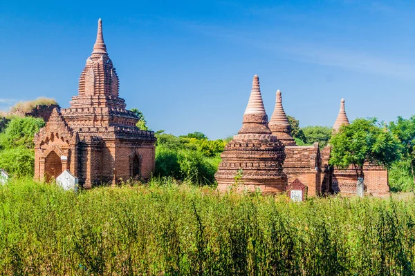 Pequeños Templos Bagan Myanmar — Foto de Stock