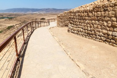 Salalah, Umman yakınlarındaki Antik kent Khor Rori kalıntıları ile Sumhuram Arkeoloji Parkı