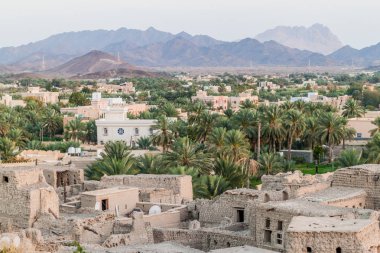 Bahla kasabasının havadan görünümü, Umman