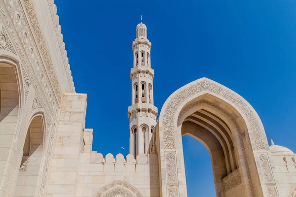 Dettagli Sultan Qaboos Grande Moschea Muscat Oman — Foto Stock