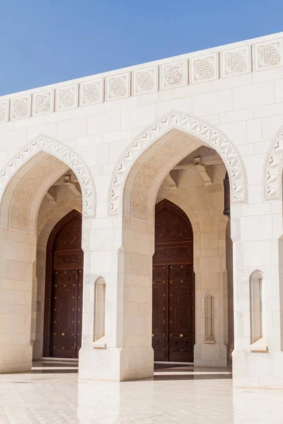 Dettaglio Della Grande Moschea Del Sultano Qaboos Muscat Oman — Foto Stock