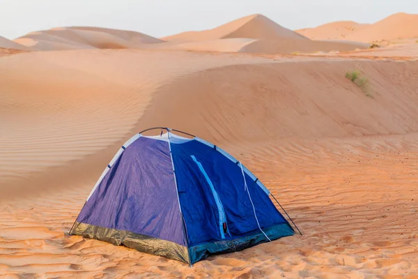 Tent Sand Dunes Sharqiya Wahiba Sands Oman — Stock Photo, Image