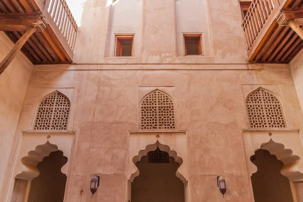 Binnenplaats Van Jabrin Castle Oman — Stockfoto