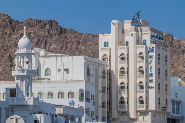 Muscat Oman Febbraio 2017 Hotel Marina Nel Quartiere Mutrah Muscat — Foto Stock