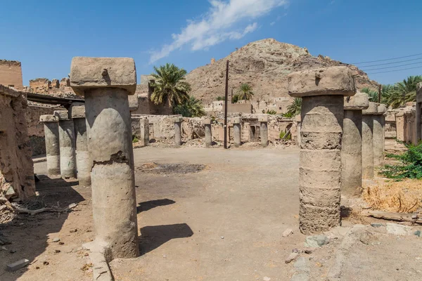 Rovine Vecchio Souq Ibra Old Quarter Oman — Foto Stock