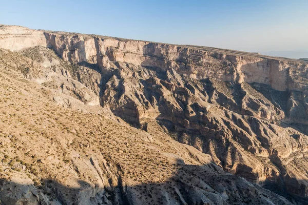 Wadi Ghul Canyon Hajar Mountains Oman — Stock Photo, Image