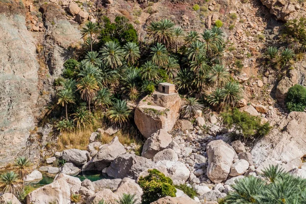 Small Building Rock Wadi Tiwi Oman — Stock Photo, Image