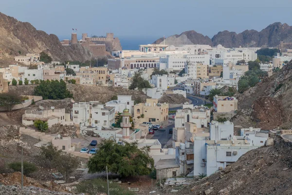 Luchtfoto Van Old Muscat Oman — Stockfoto