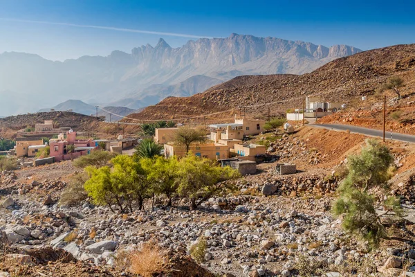 Pequeño Pueblo Cerca Hamra Omán —  Fotos de Stock