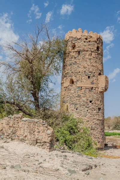 Ruinas Una Antigua Torre Cerca Ibra Omán —  Fotos de Stock