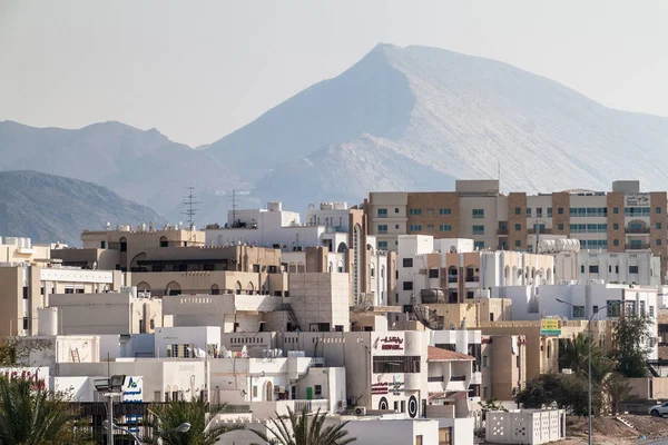 Muscat Omán Febrero 2017 Skyline Del Barrio Khuwair Mascate Omán —  Fotos de Stock