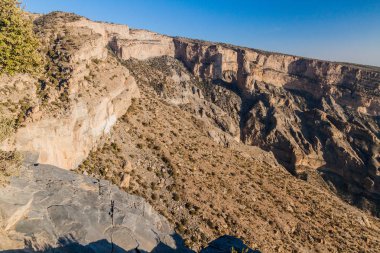 Hajar Dağları'ndaki Wadi Ghul kanyonu, Umman