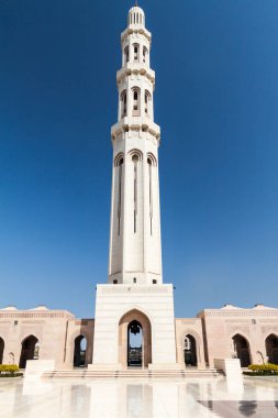 Muscat, Umman'daki Sultan Qaboos Ulu Camii Minaresi