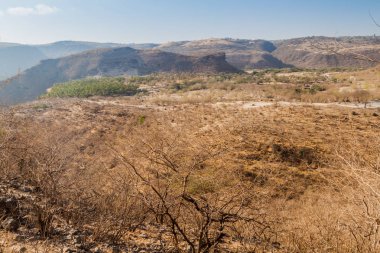 Salalah yakınlarındaki Wadi Dharbat Manzara, Umman