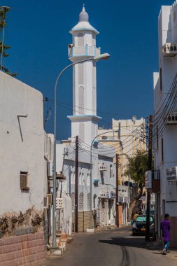 MUSCAT, OMAN - FEBRUARY 23, 2017: Street scene in Muttrah neighborhood in Muscat, Oman