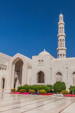 Muscat Sultan Qaboos Ulu Camii Avlusu, Umman