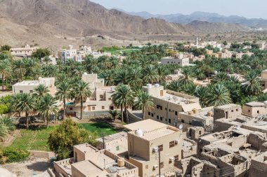 Bahla kasabasının havadan görünümü, Umman