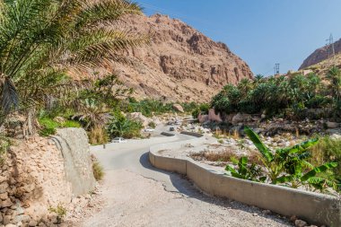 Wadi Tiwi vadisinde Yol, Umman