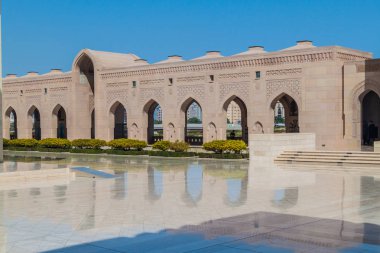 Muscat Sultan Qaboos Ulu Camii Avlusu, Umman
