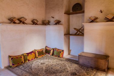 Jabrin, Umman - 2 Mart 2017: Jabrin Kalesi'nin Içi, Umman