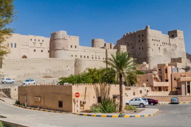Bahla, Umman - 27 Şubat 2017: Umman'da Bahla Fort'un Görünümü
