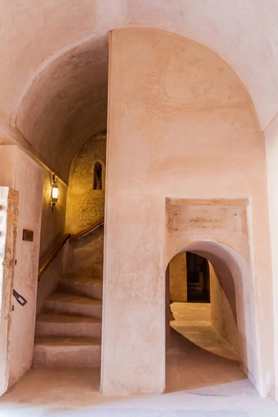 Escalier Château Jabrin Oman — Photo