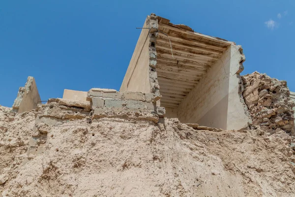 Ruinas Una Antigua Casa Casco Antiguo Ibra Omán —  Fotos de Stock