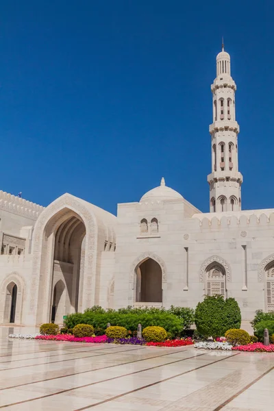Cortile Del Sultano Qaboos Grande Moschea Muscat Oman — Foto Stock