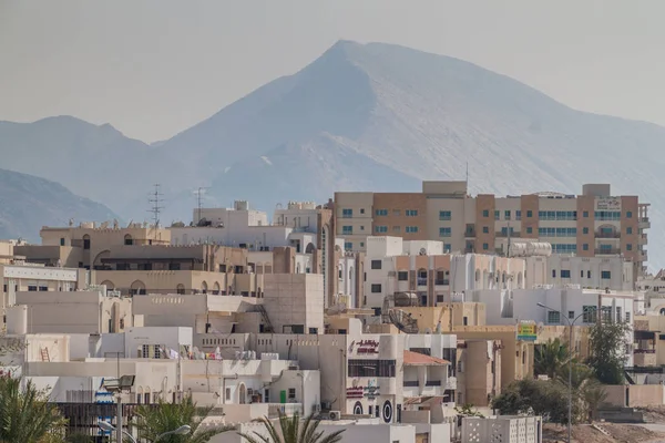 Muscat Umman Şubat 2017 Umman Muscat Kentinde Khuwair Semtinin Silueti — Stok fotoğraf