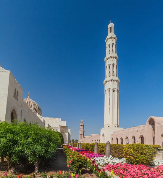 Garden Sultan Qaboos Grand Mosque Muscat Oman — Stock Photo, Image
