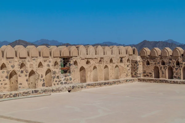 Mury Zamku Jabrin Oman — Zdjęcie stockowe
