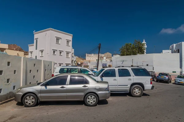 Muscat Omán Febrero 2017 Estacionamiento Barrio Muttrah Mascate Omán — Foto de Stock