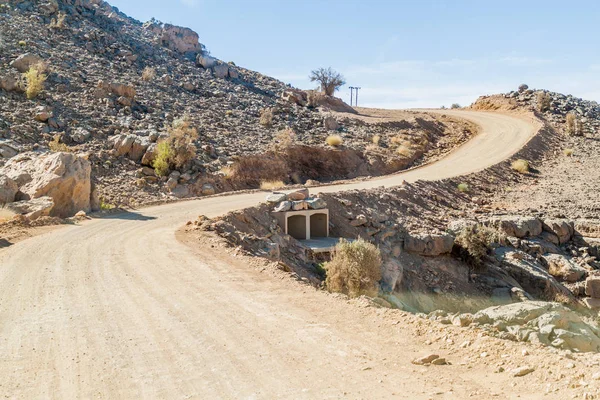 Unpaved Road Hajar Mountains Oman — Stock Photo, Image