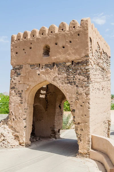 Ruinas Una Puerta Vieja Casco Antiguo Ibra Omán —  Fotos de Stock