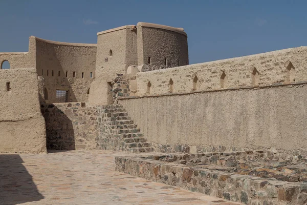 Murallas Del Fuerte Bahla Omán — Foto de Stock