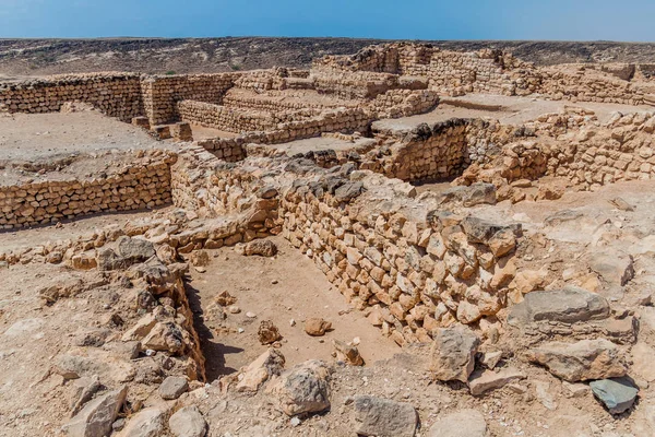 Sumhuram Archaeological Park Ruins Ancient Town Khor Rori Salalah Oman — Stock Photo, Image