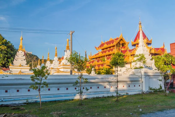Het Complex Van Kyauktawgyi Tempel Mandalay Myanmar — Stockfoto
