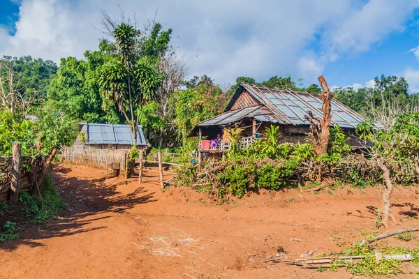 Pequeño Pueblo Cerca Hsipaw Myanmar — Foto de Stock