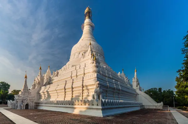Witte Stupa Van Pahtodawgyi Pagoda Amarapura Buurt Van Mandalay Myanmar — Stockfoto