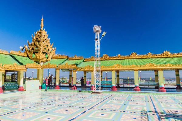 Sagaing Mianmar Dezembro 2016 Passeio Soon Pon Nya Shin Pagoda — Fotografia de Stock