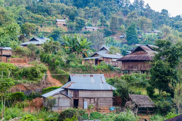 Malá Vesnička Nedaleko Hsipaw Myanmaru — Stock fotografie