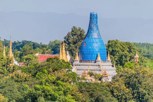 Overblijfselen Van Oude Stad Inwa Ava Buurt Van Mandalay Myanmar — Stockfoto