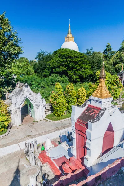 Top Van Htu Yon Pagoda Zichtbaar Van Aung Myay Law — Stockfoto