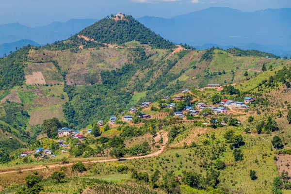 Montañas Cerca Ciudad Kalaw Myanmar —  Fotos de Stock