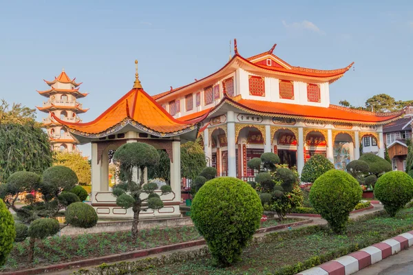 缅甸平乌林的中国寺庙陈德 — 图库照片