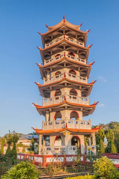 Pagoda Čínského Chrámu Chan Tak Pyin Lwin Myanmaru — Stock fotografie