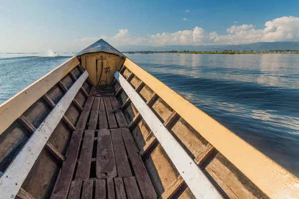 Wodoen Barco Lago Inle Myanmar — Foto de Stock