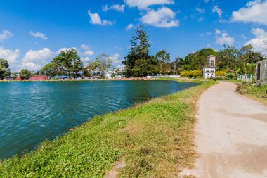 Pyin Oo Lwin kasabasında Kandawlay gölü, Myanmar