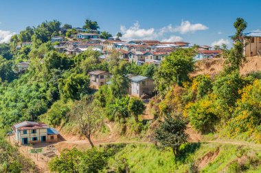 Kalaw kasabası yakınlarındaki köy, Myanmar